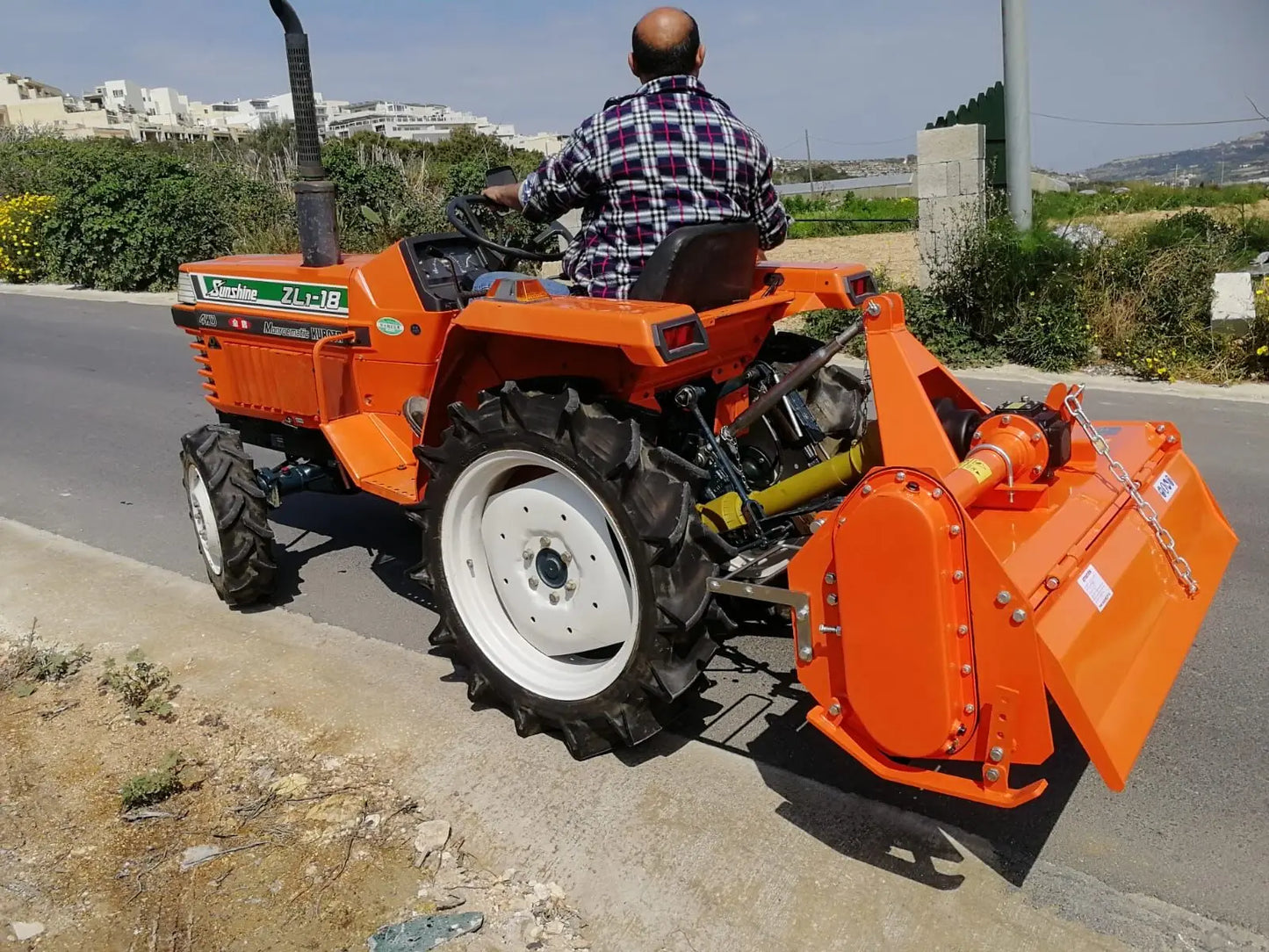 Agricultural Farm Tiller Rotary Cultivator 3 Point Tractor Rotovator Manufacture Multifunctional Provided Gearbox Front Bar 110