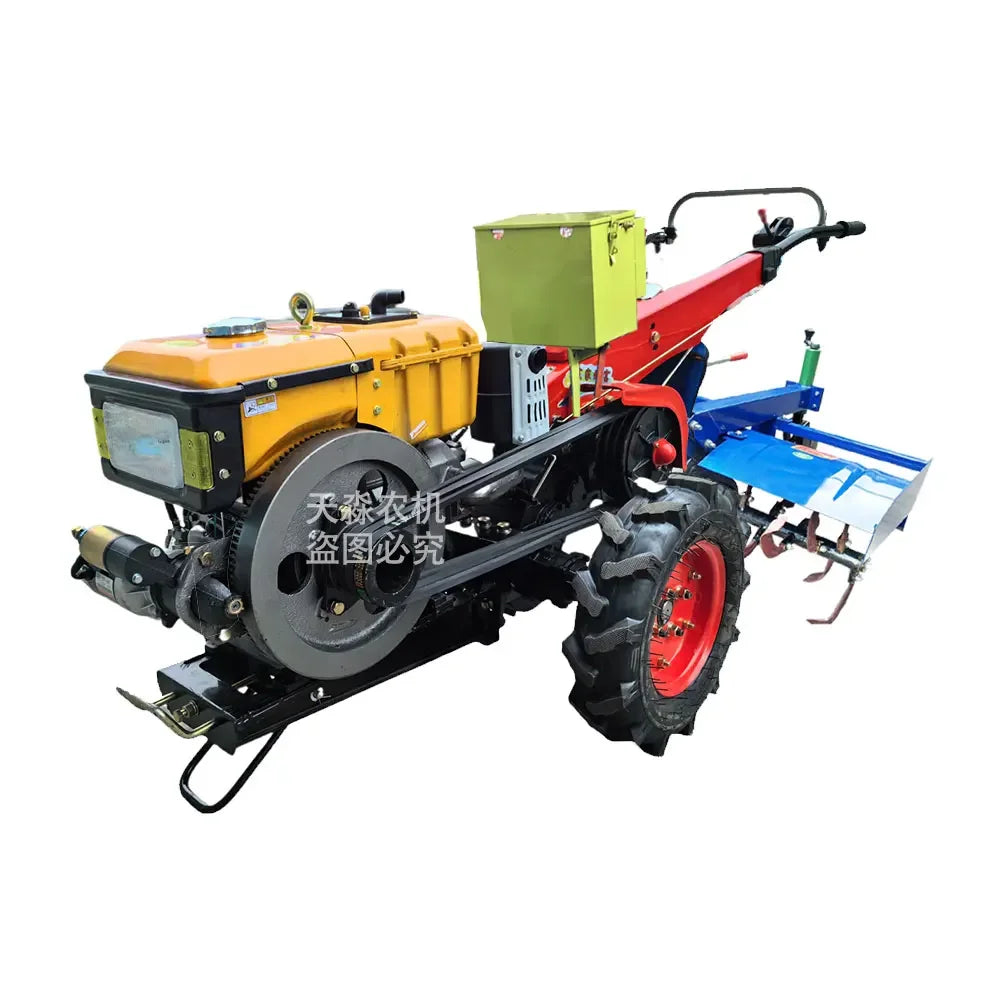 🚜 Trattore Manuale LMM - Fresa Rotativa e Macchina per Solchi Agricoli