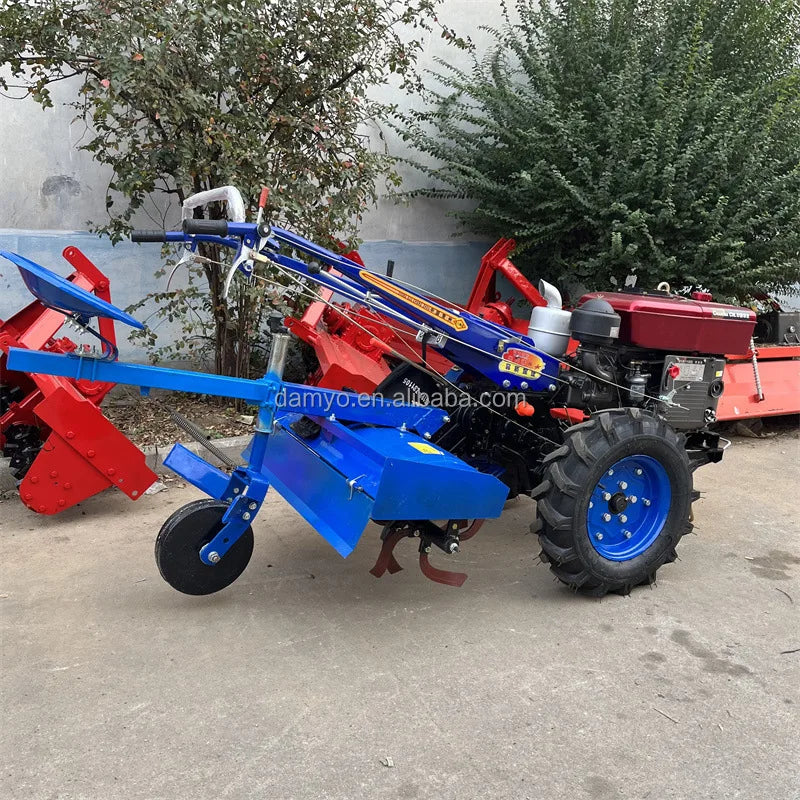 🚜 Mini Trattore Diesel - Motocoltivatore Rotativo per Uso Agricolo e Domestico