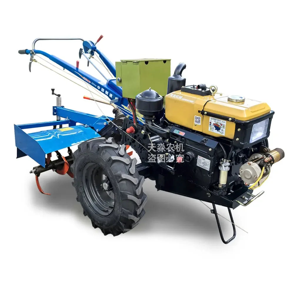 🚜 Trattore Manuale LMM - Fresa Rotativa e Macchina per Solchi Agricoli