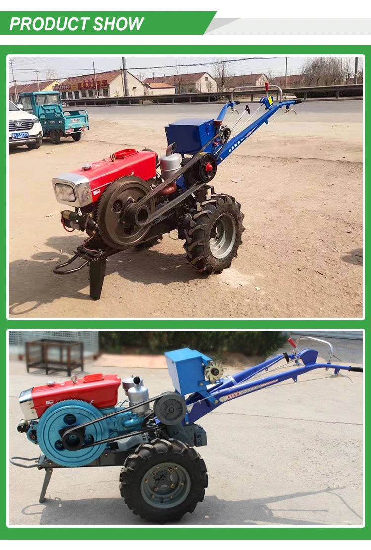 🚜 Trattore Agricolo Multiuso a Due Ruote - 15HP, 18HP, 20HP