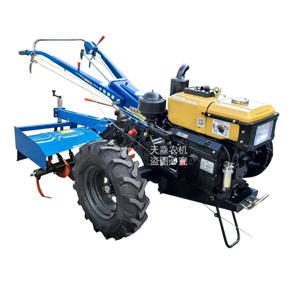 🚜 Trattore Manuale LMM - Fresa Rotativa e Macchina per Solchi Agricoli