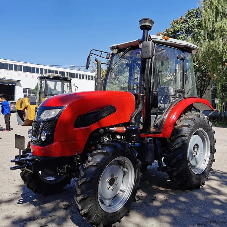 🔹 Trattore 4X4 40-100HP con Caricatore Frontale - Perfetto per Agricoltura e Giardinaggio!