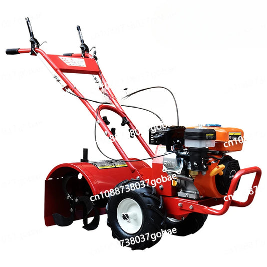 🚜 Mini-Tiller Diesel 4WD con Avviamento Elettrico – Coltivatore Autopropulso per Diserbo e Lavorazione del Suolo