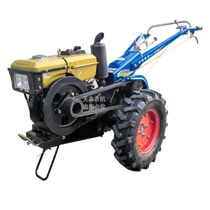 🚜 Trattore Manuale LMM - Fresa Rotativa e Macchina per Solchi Agricoli