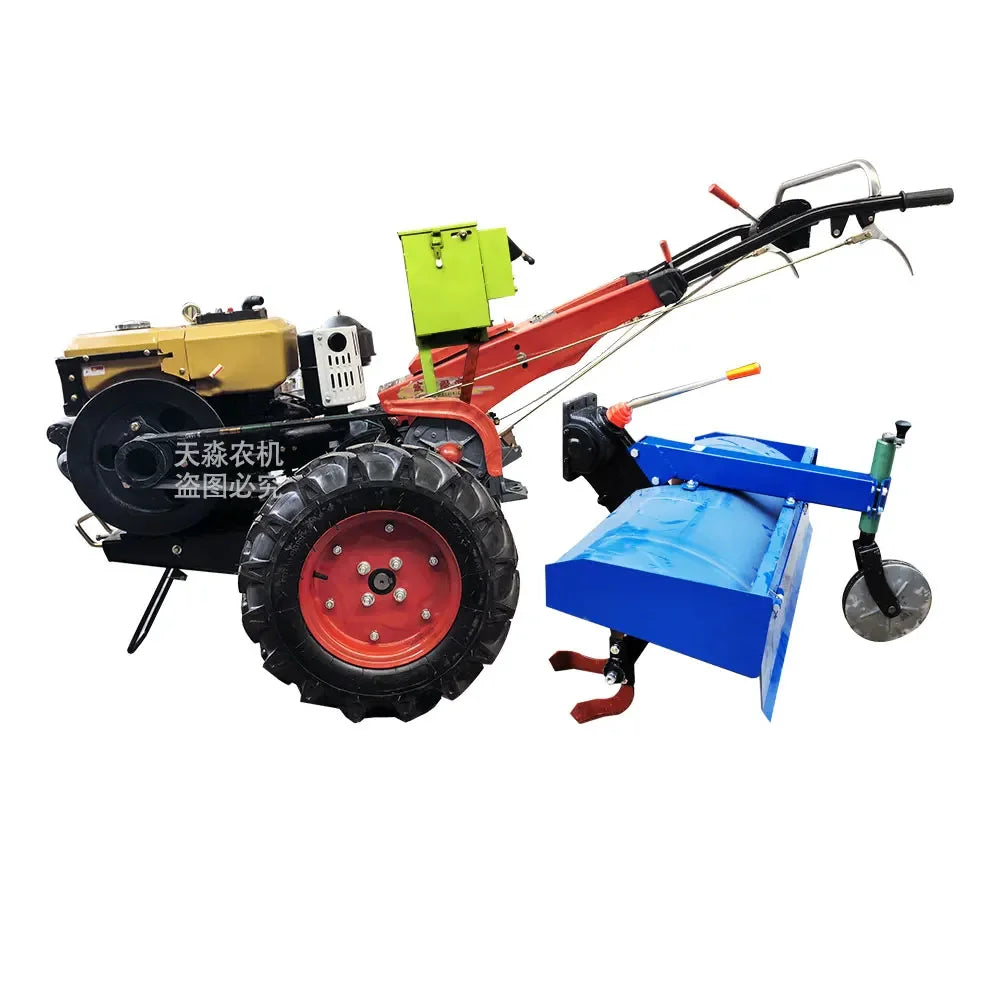 🚜 Trattore Manuale LMM - Fresa Rotativa e Macchina per Solchi Agricoli