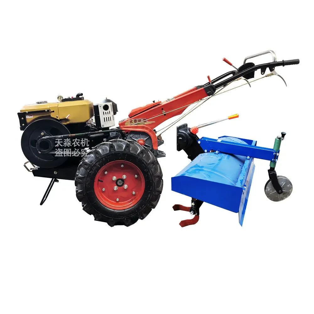 🚜 Trattore Manuale LMM - Fresa Rotativa e Macchina per Solchi Agricoli