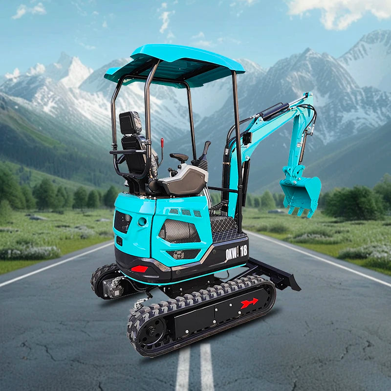 🚜 Mini Escavatore 1.8 Ton Diesel – Compatto, Potente e Affidabile!