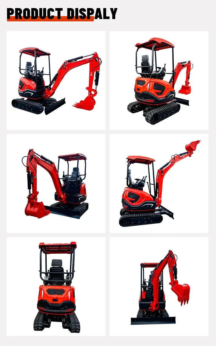 ✅ Mini Escavatore 2.2 Ton | Motore Kubota | Certificazione EPA Euro 5 | Ideale per Agricoltura e Costruzioni