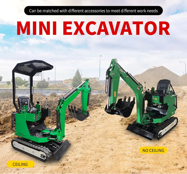 Mini Escavatore 1 Ton – Macchina Agricola Personalizzabile 🚜