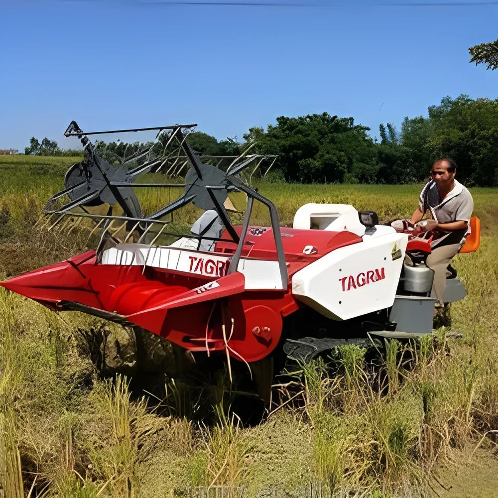 🌾 Macchina Agricola per la Raccolta del Mais – Mini Mietitrebbia per Piselli, Fagioli, Soia, Grano e Riso